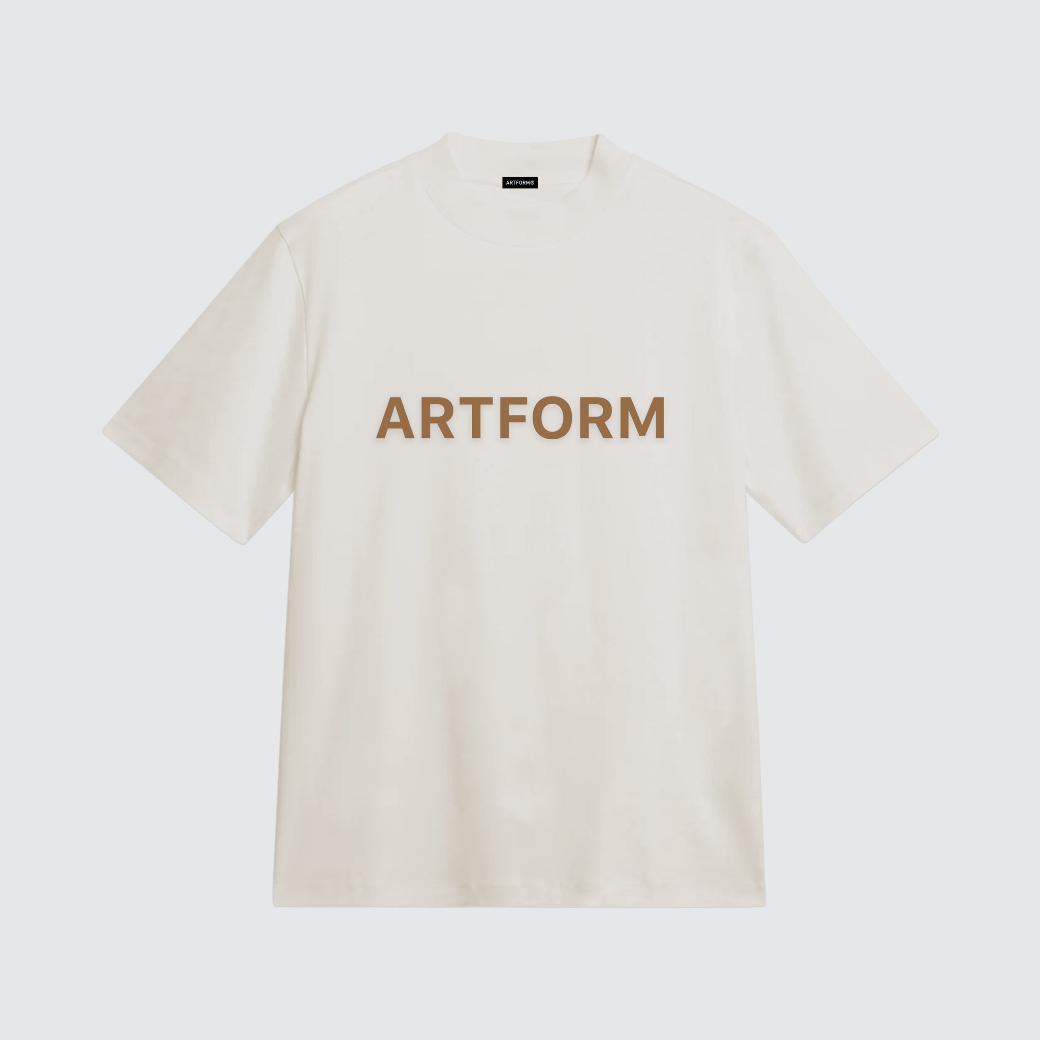 Brown Velvet Tee Cream