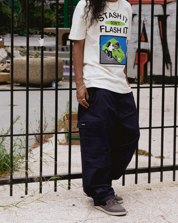 Rip Stop Cargos Midnight Navy / Black