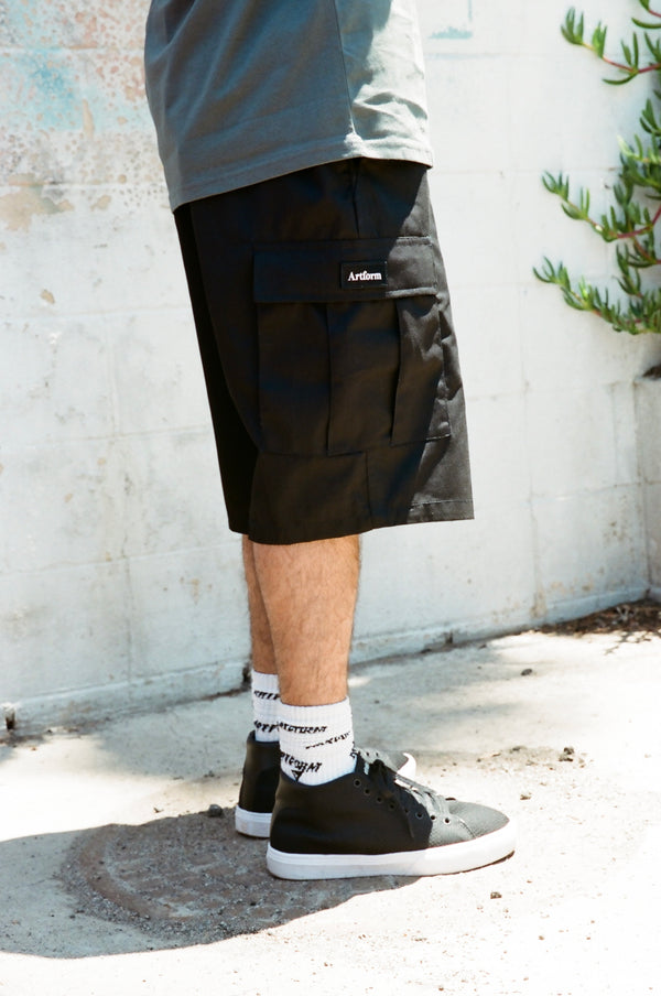 Pro Cargo Shorts Black