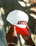 Throwback Snapback White / Red