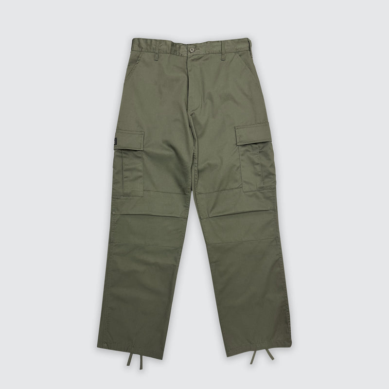 Pro Cargos Olive Zip Fly