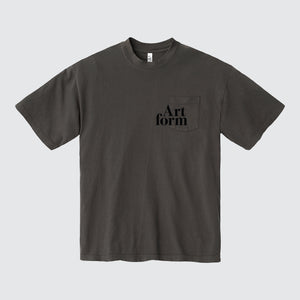 Serif Pocket Tee Vintage Black