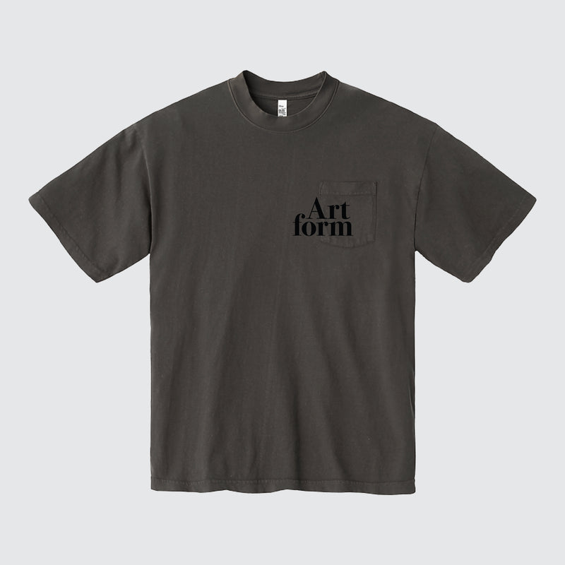 Serif Pocket Tee Vintage Black