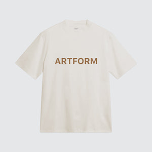 Brown Velvet Tee Cream