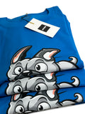 Frenchie Tee Arctic Blue