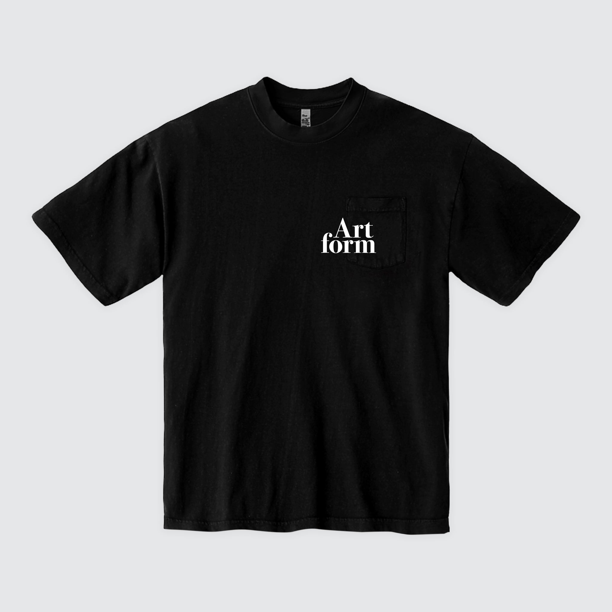 Serif Pocket Tee Black