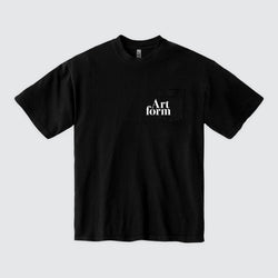 Serif Pocket Tee Black