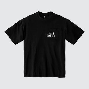 Serif Pocket Tee Black