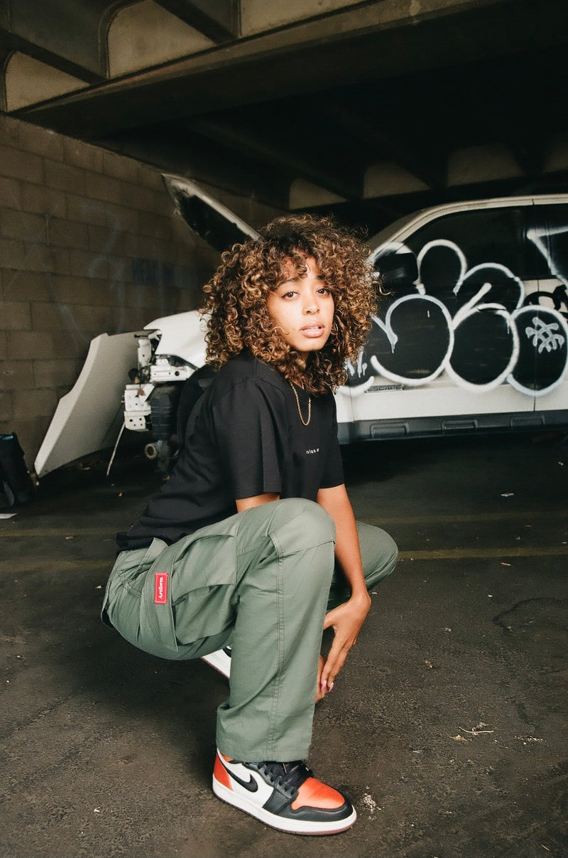 Rip Stop Cargos Olive / Red