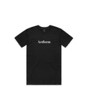 Serif Tee Black