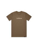 Serif Tee Heavyweight Coffee