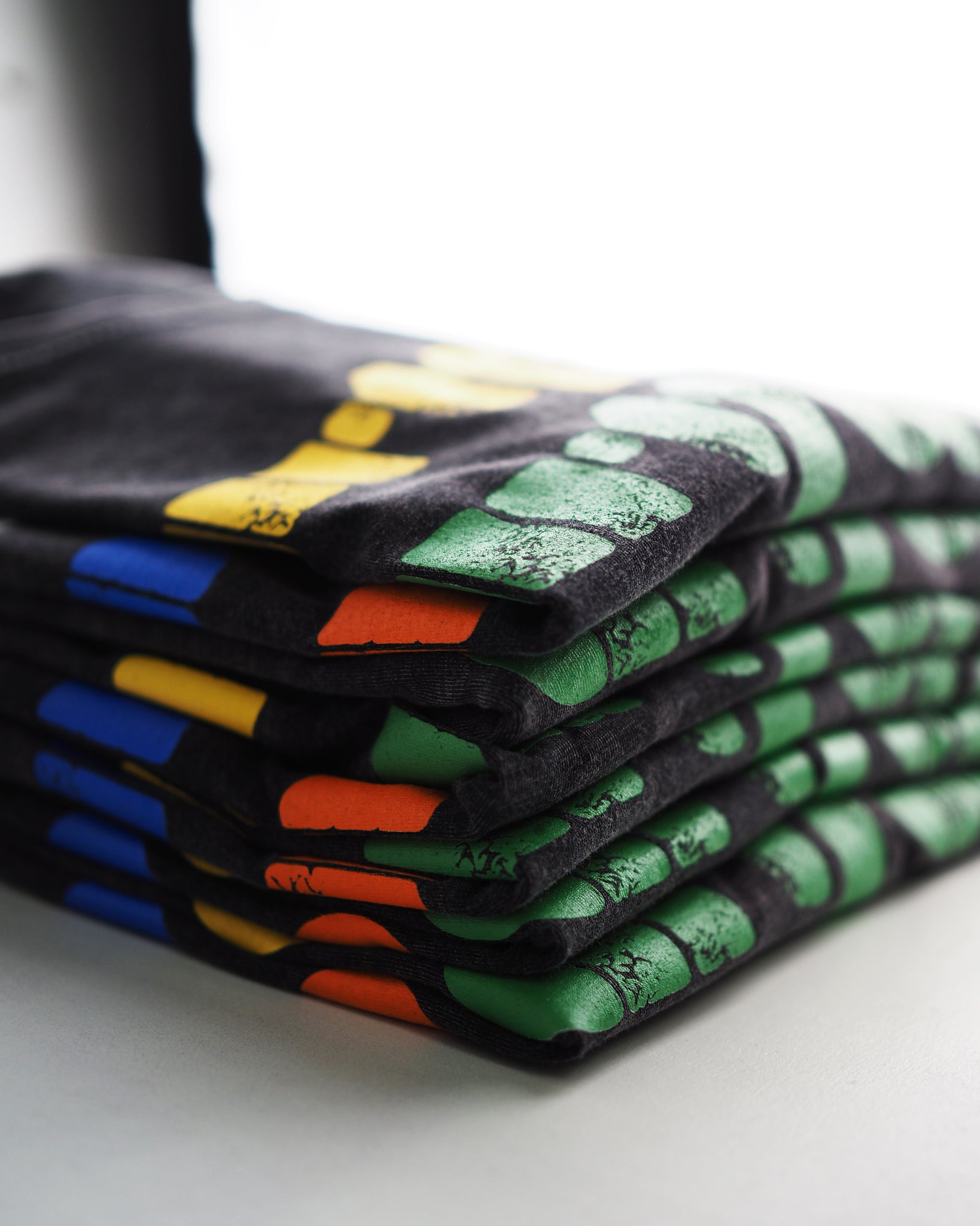 Vintage Color Stack Tee Black