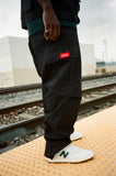 Rip Stop Cargo Black Reds