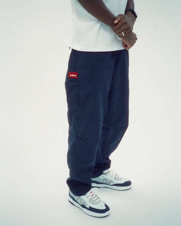 Rip Stop Cargo Midnight Navy / Red