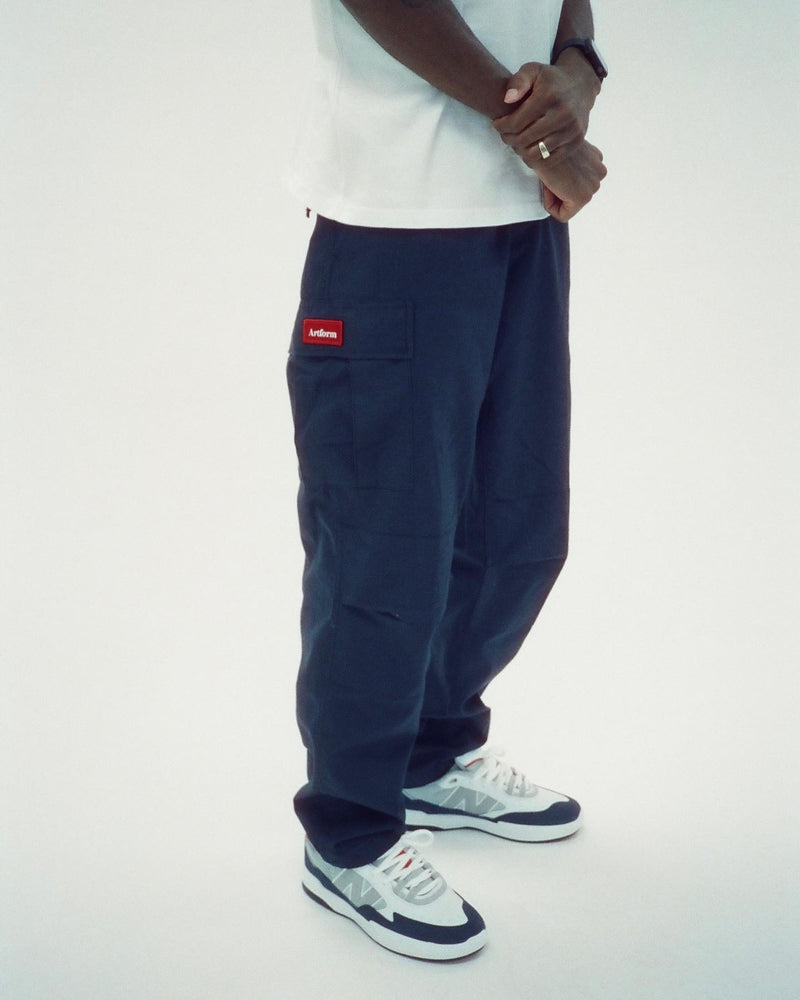 Rip Stop Cargo Midnight Navy / Red